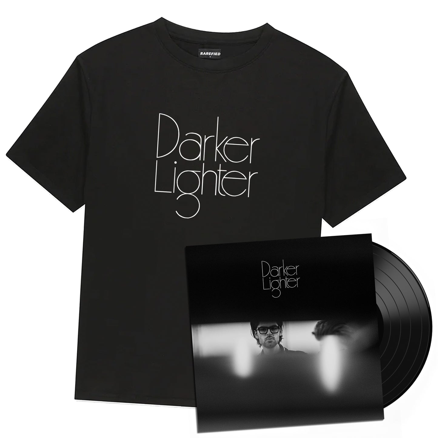 Darker Lighter Shirt + Vinyl Bundle